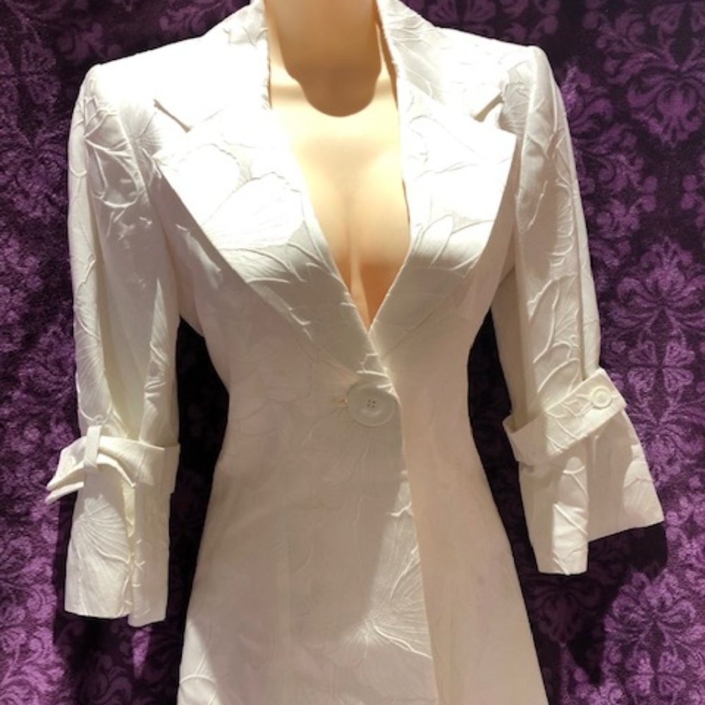 Credibility by Sheri Drobnick jacket blazer white